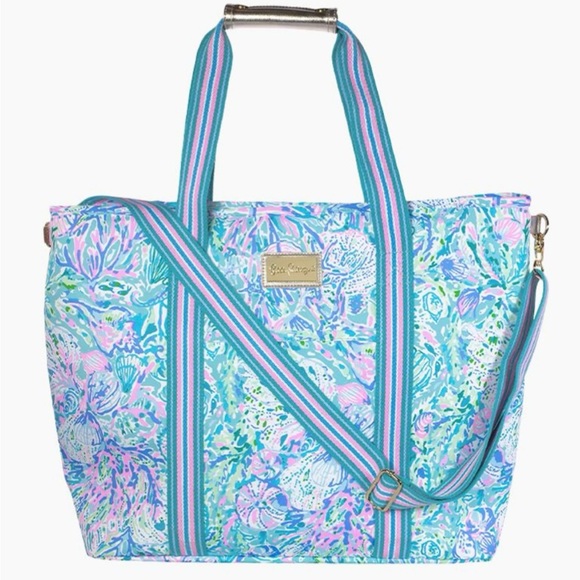 Lilly Pulitzer Soleil It On Me Picnic Cooler Tote Bag - Picture 3 of 14